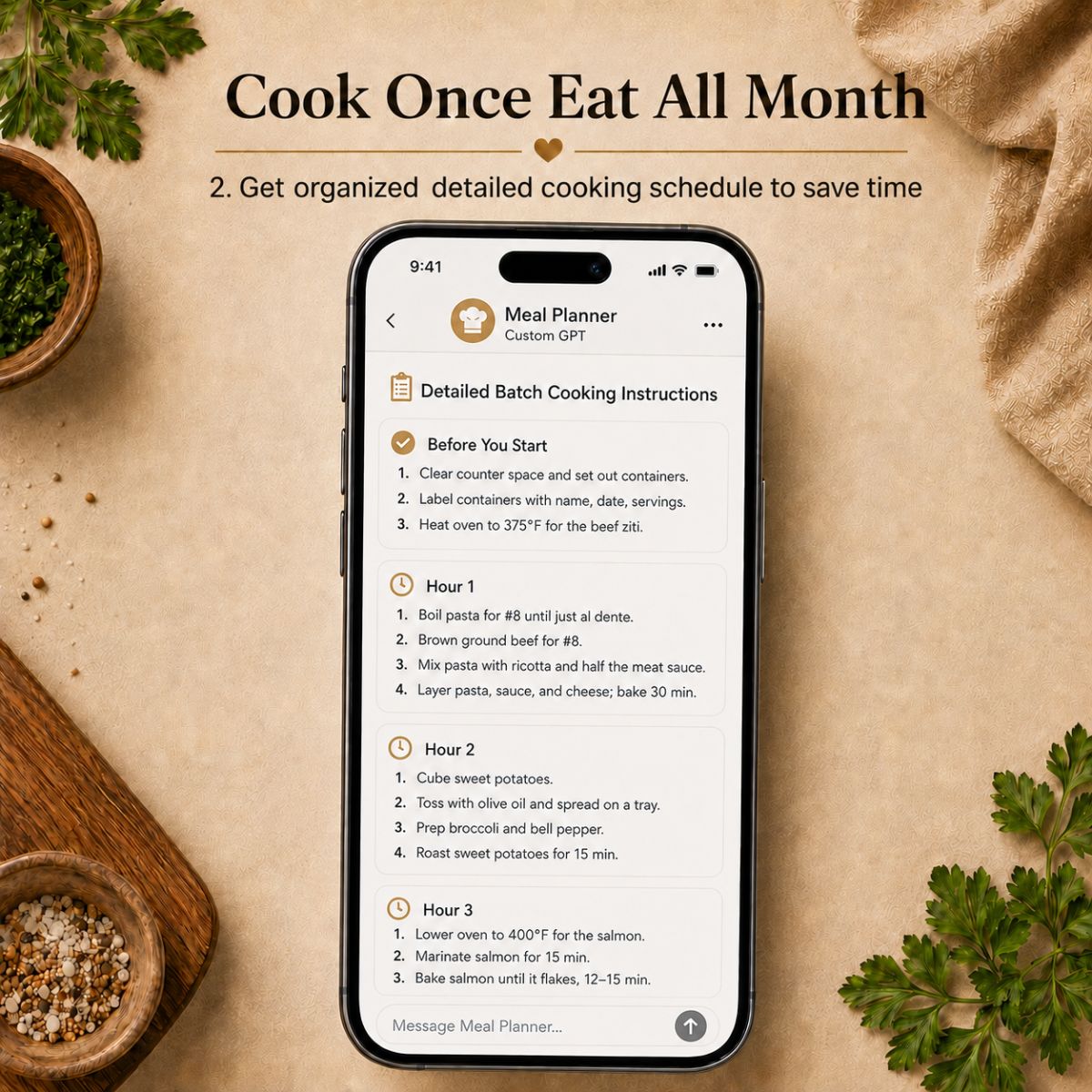 Cook Once, Eat All Week — The Easiest Way to Feed Your Family Well