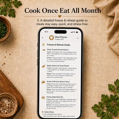 Cook Once, Eat All Week — The Easiest Way to Feed Your Family Well