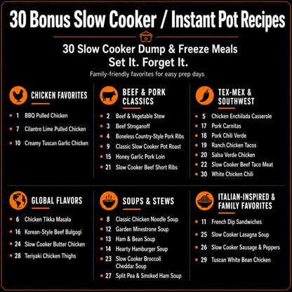 Cook Once, Eat All Week — The Easiest Way to Feed Your Family Well