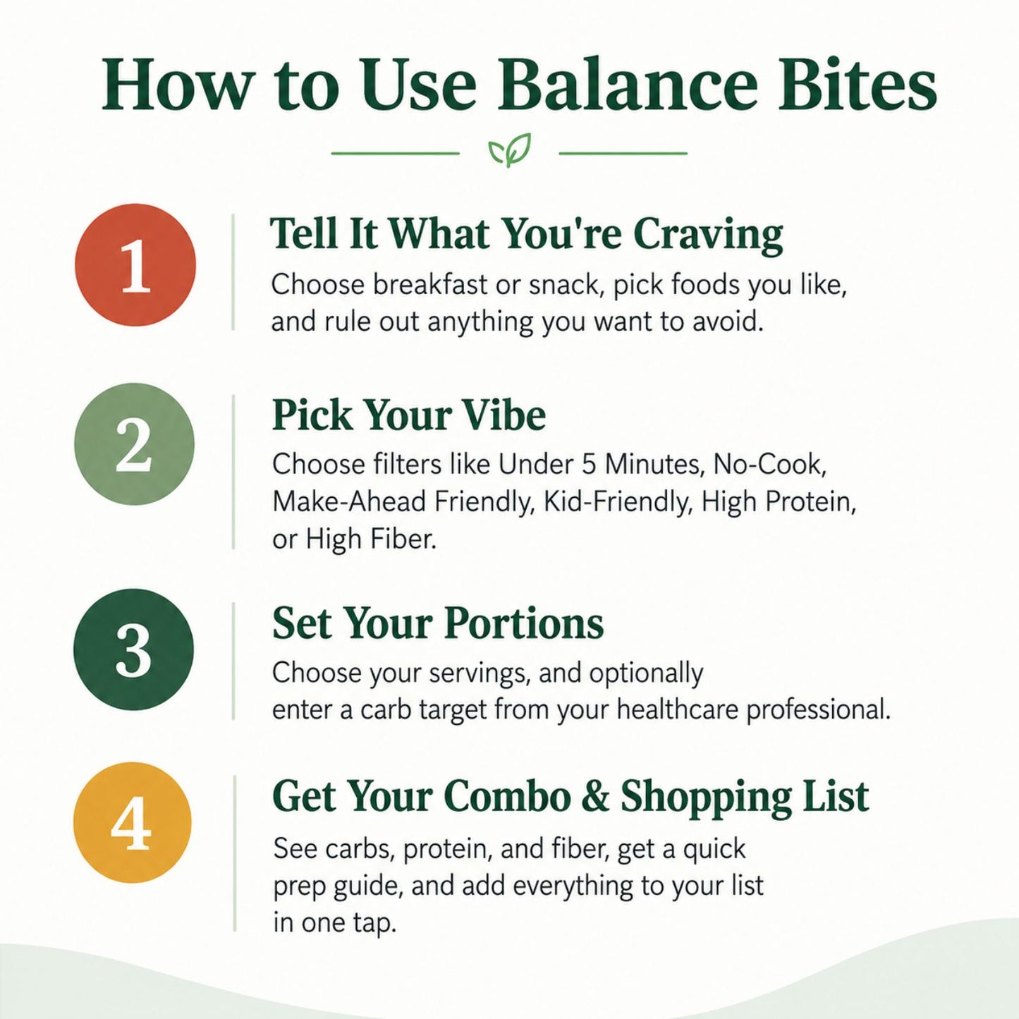 Balance Bites- Diabetes-Friendly Breakfast & Snacks