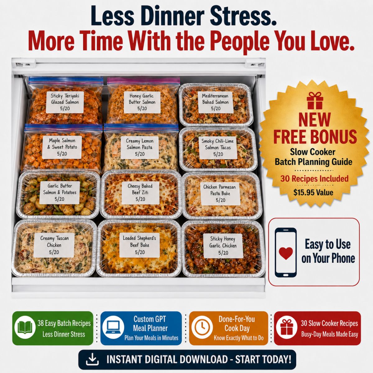 Cook Once, Eat All Week — The Easiest Way to Feed Your Family Well