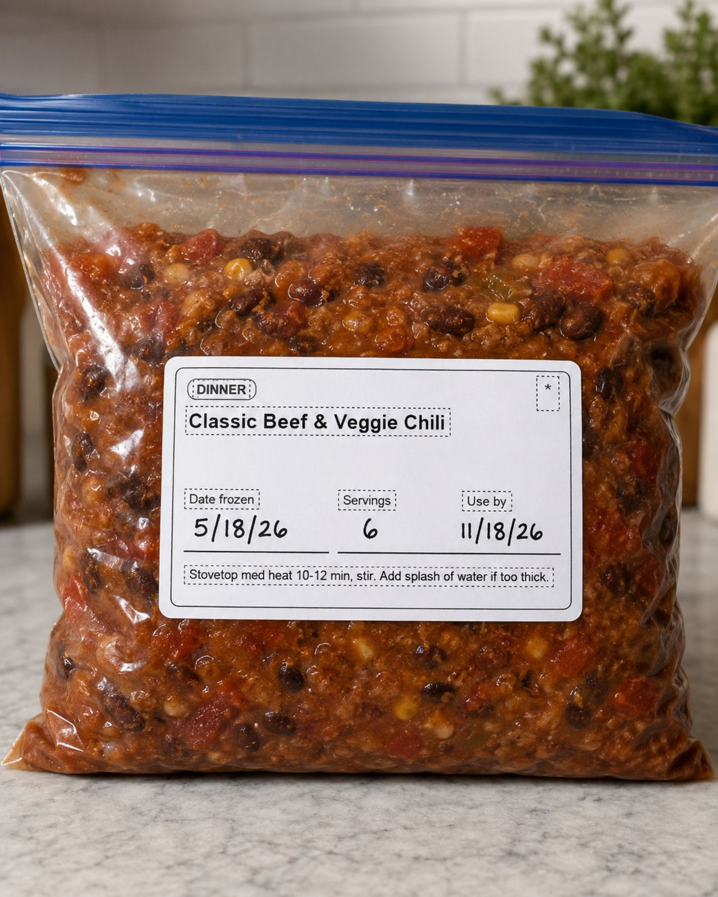 Printable Freezer Label Pack