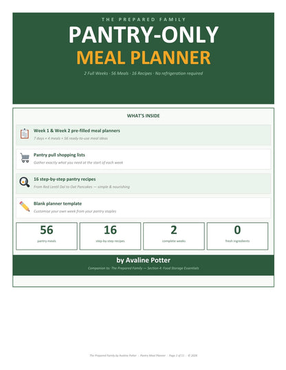 The Calm & Ready Family Planner Binder Bundle