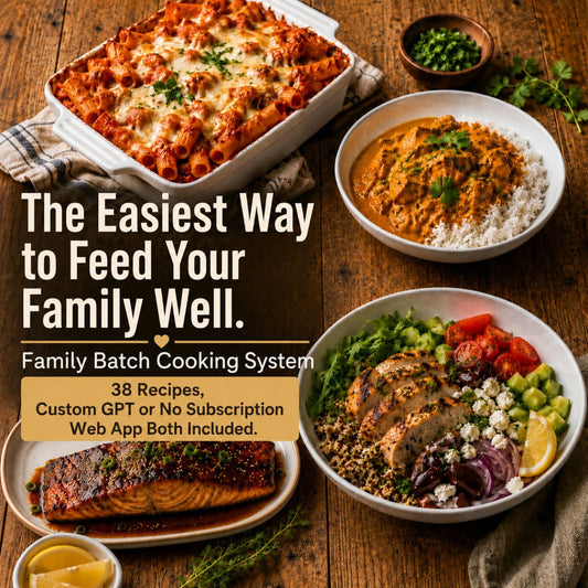 Cook Once, Eat All Week — The Easiest Way to Feed Your Family Well