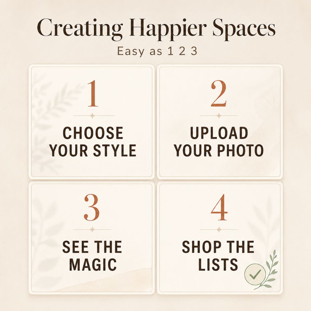 Creating Happier Spaces - Architect-guided AI room makeovers